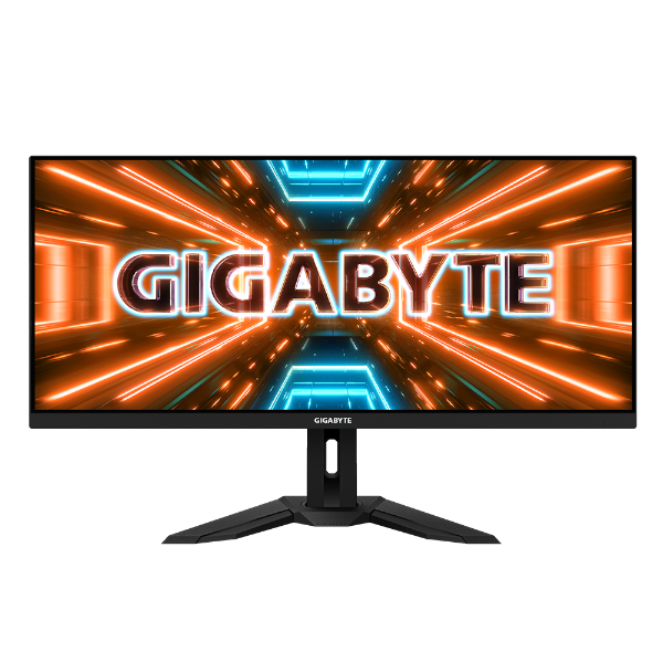 מסך Gigabyte M34WQ 144HZ UWQHD 1MS HDR400 IPS KVM 21:9 SPK BLACK - Cryptech