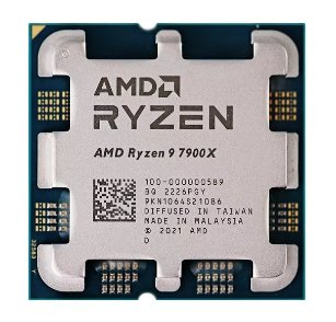 מעבד AMD ZEN4 R9 7900X Tray no Fan AM5 TDP 170W Up to 5.6Ghz 12Cr - Cryptech