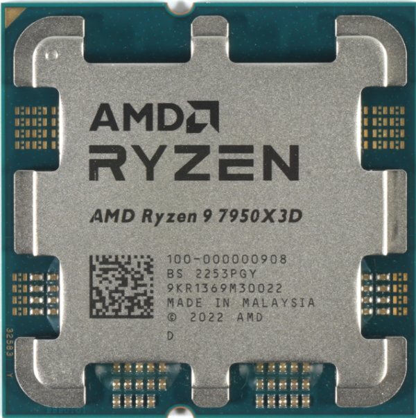 מעבד גיימינג AMD Ryzen 9 7950X3D 5.7Ghz 16 Cores AM5 - Cryptech