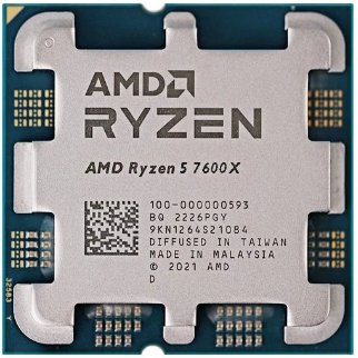 מעבד AMD R5 7600X ZEN4 AM5 6 Crs 12 Trd up to 5.3Ghz Radeon GPU - Cryptech