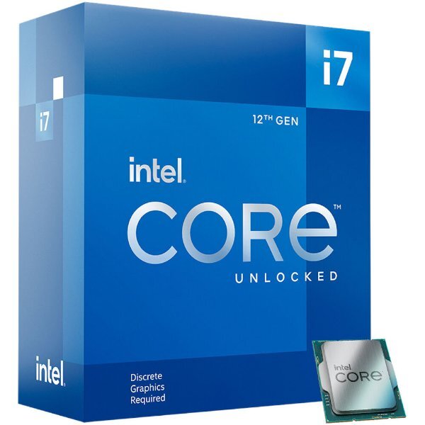 מעבד דור 12 Intel i7-12700K BOX no FAN 5GHZ 190W TDP LGA1700 - Cryptech