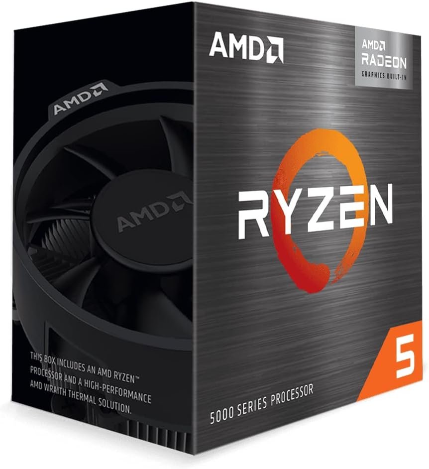 מעבד AMD R5 5600G BOX 6 Cores 12 Threads 4.4Ghz Vega 7 Graphics - Cryptech