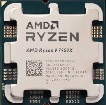 מעבד AMD ZEN4 R9 7950X Tray no Fan AM5 TDP 170W Up to 5.7Ghz 16Cr - Cryptech