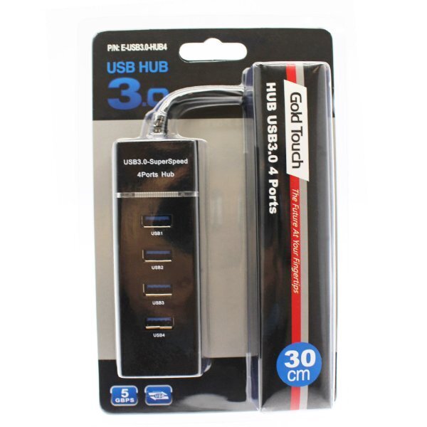 מפצל 4 PORT USB 3.0 פסיבי - Cryptech