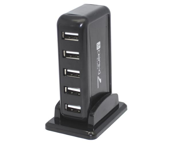 מפצל 7 PORT USB 2.0 אקטיבי כולל חיבור מתח