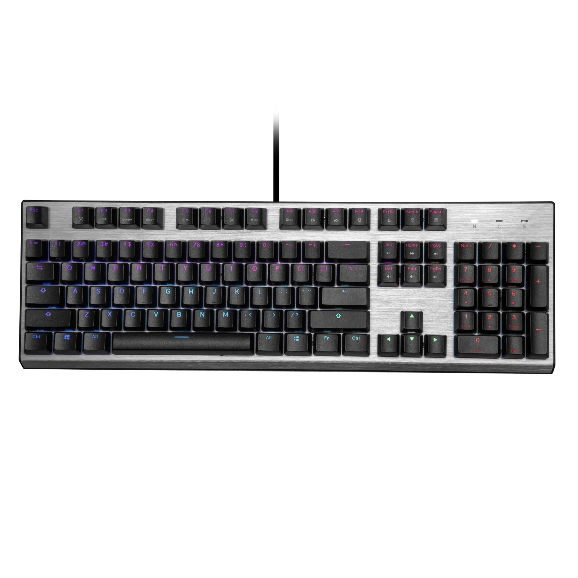 מקלדת מחשב COOLERMASTER CK351 KEYBOARD - SWITCH BROWN - Cryptech