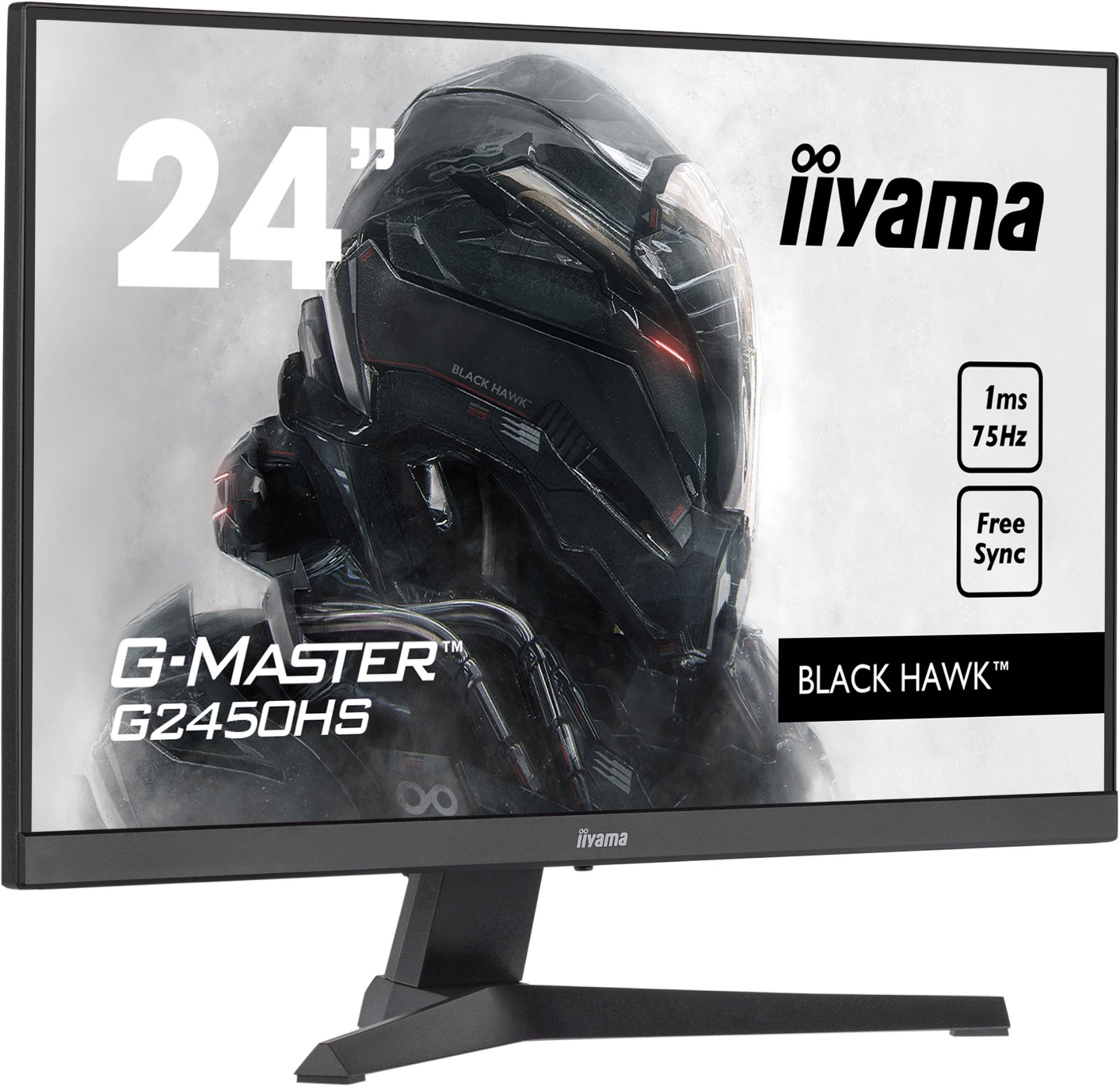 מסך מחשב גיימינג IIYAMA 23.8’ FHD 75HZ 1MS G-MASTER GAMING VA