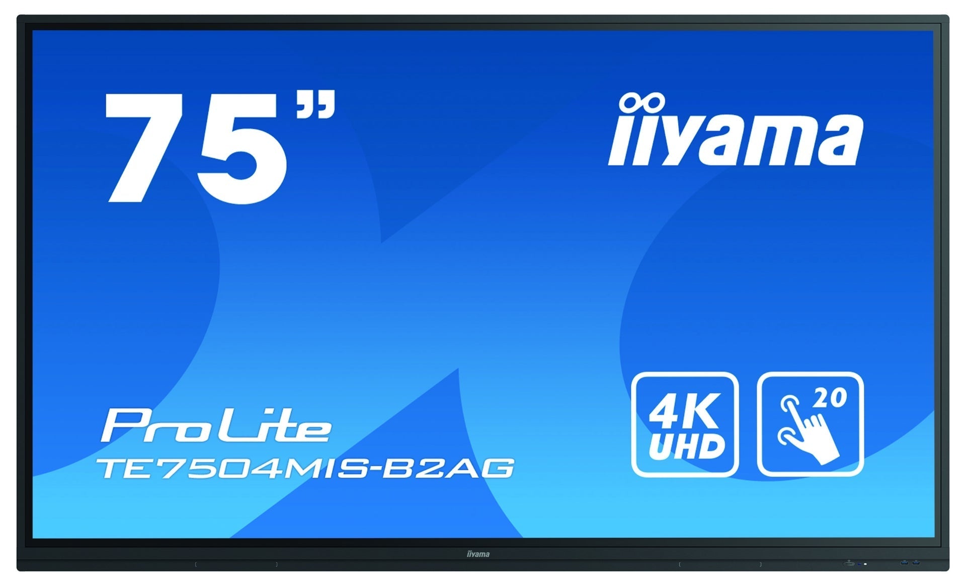 מסך מגע אינטראקטיבי בגודל 75 אינצ’ IIYAMA 75’ PROLITE IPS 20PT TOUCH 4K INTERACTIVE