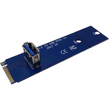 מתאם USB3.0 to m.2 NVME לחיבור רייזר לכרייה - Cryptech