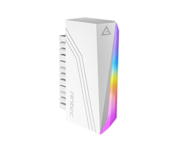 מתאם 90 מעלות ל24-פין ARGB White Adapter °Antec 24-pin 90