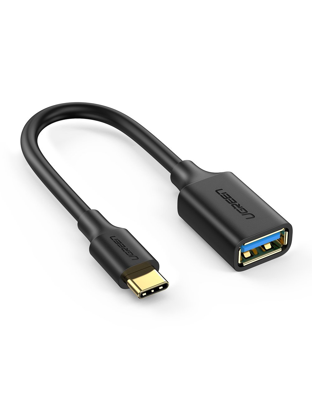 מתאם UGREEN USB-C MALE TO USB-A FEMALE OTG 0.17M - Cryptech