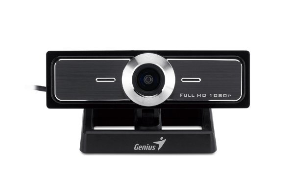 מצלמת רשת Genius WideCam F100 V2 1080P Mic USB Black - Cryptech