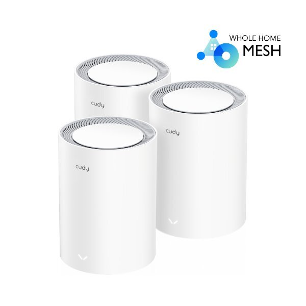 מגדיל טווח Cudy AX1800 Whole Home Mesh WiFi System 3-Pack - Cryptech