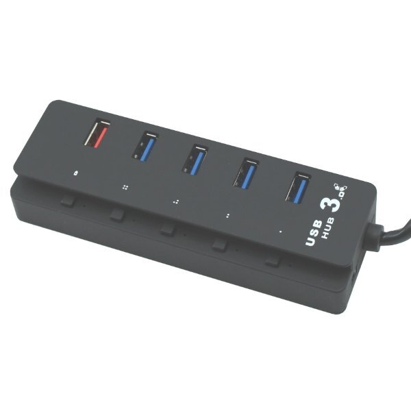 מפצל אקטיבי כולל חיבור מתח Gold-Touch 4 PORT USB 3.0 - Cryptech