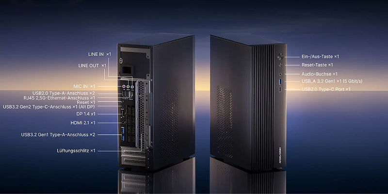 MinisForum 795S7 AMD Ryzen 9 7945HX 32GB 1TB SSD W11P MiniPC