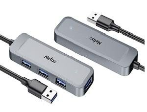 מפצל פסיבי A 4 PORT- NETAC USB 3.0 Type - Cryptech