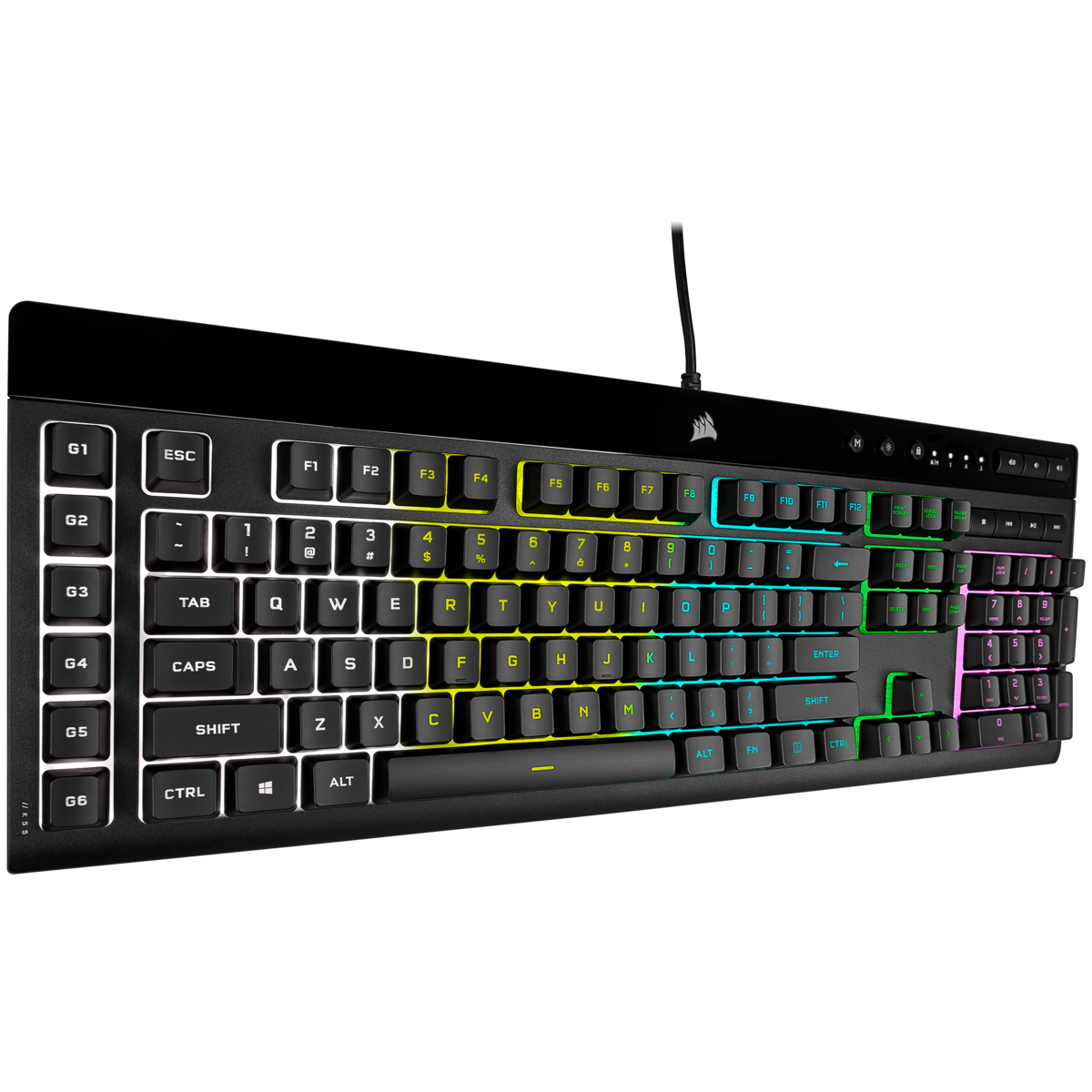 מקלדת גיימינג CORSAIR K55 RGB PRO - Cryptech