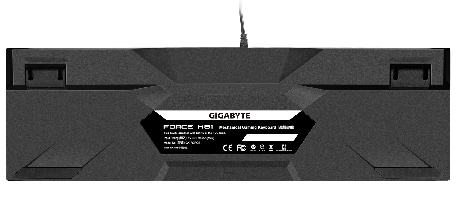 מקלדת גיימינג מכנית GIGABYTE FORCE K81