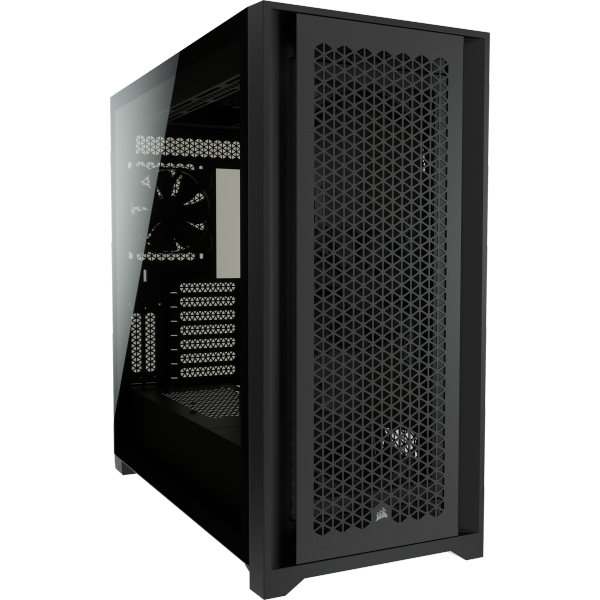 מארז CORSAIR 5000D AIRFLOW Tempered Glass Black ATX - Cryptech