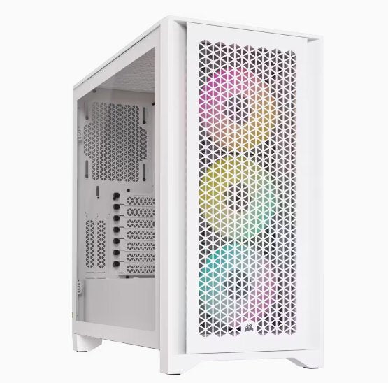 מארז CORSAIR iCUE 4000D RGB AIRFLOW Mid Tower White - Cryptech