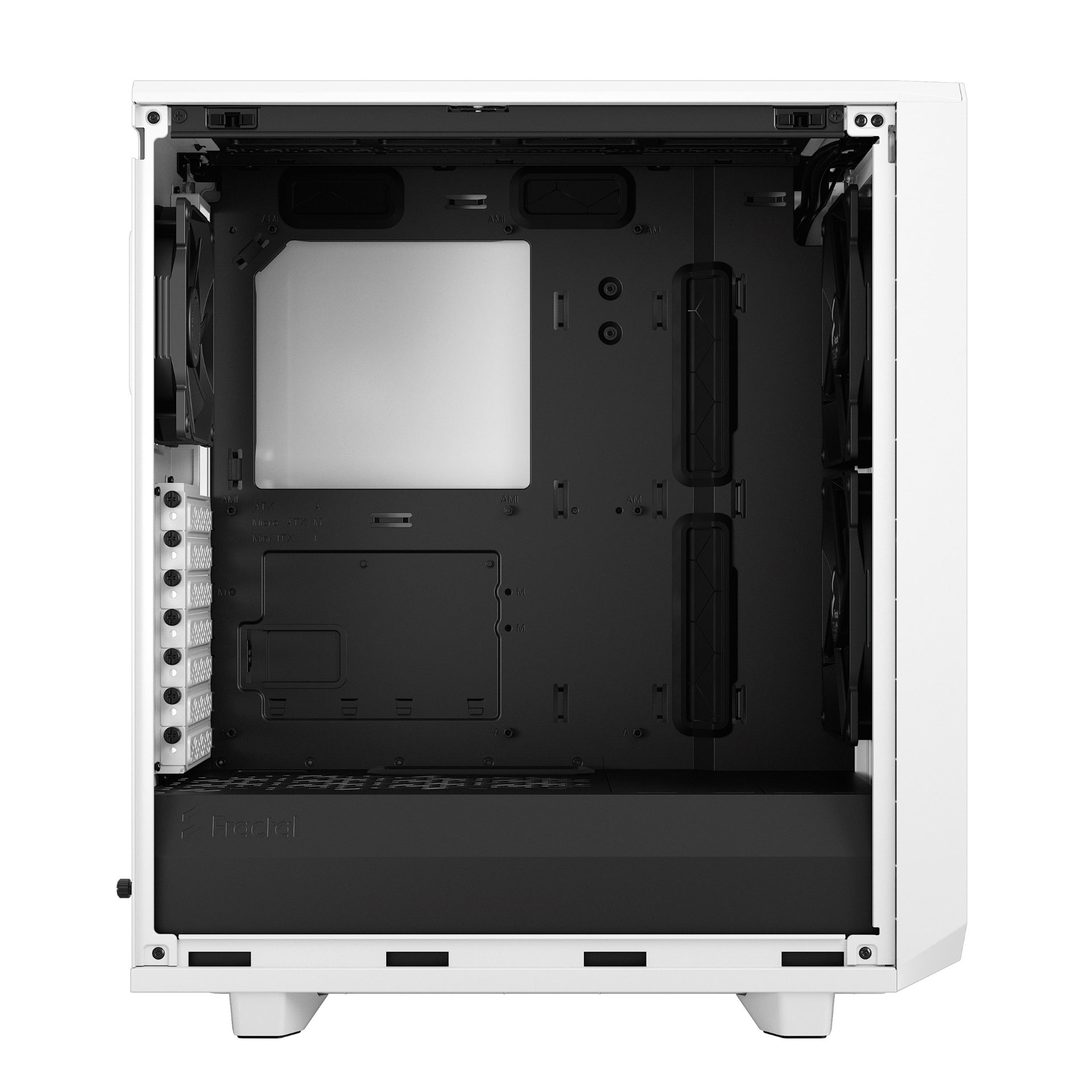 מארז FRACTAL DESIGN MESHIFY 2 COMPACT WHITE TG CLEAR TINT - Cryptech