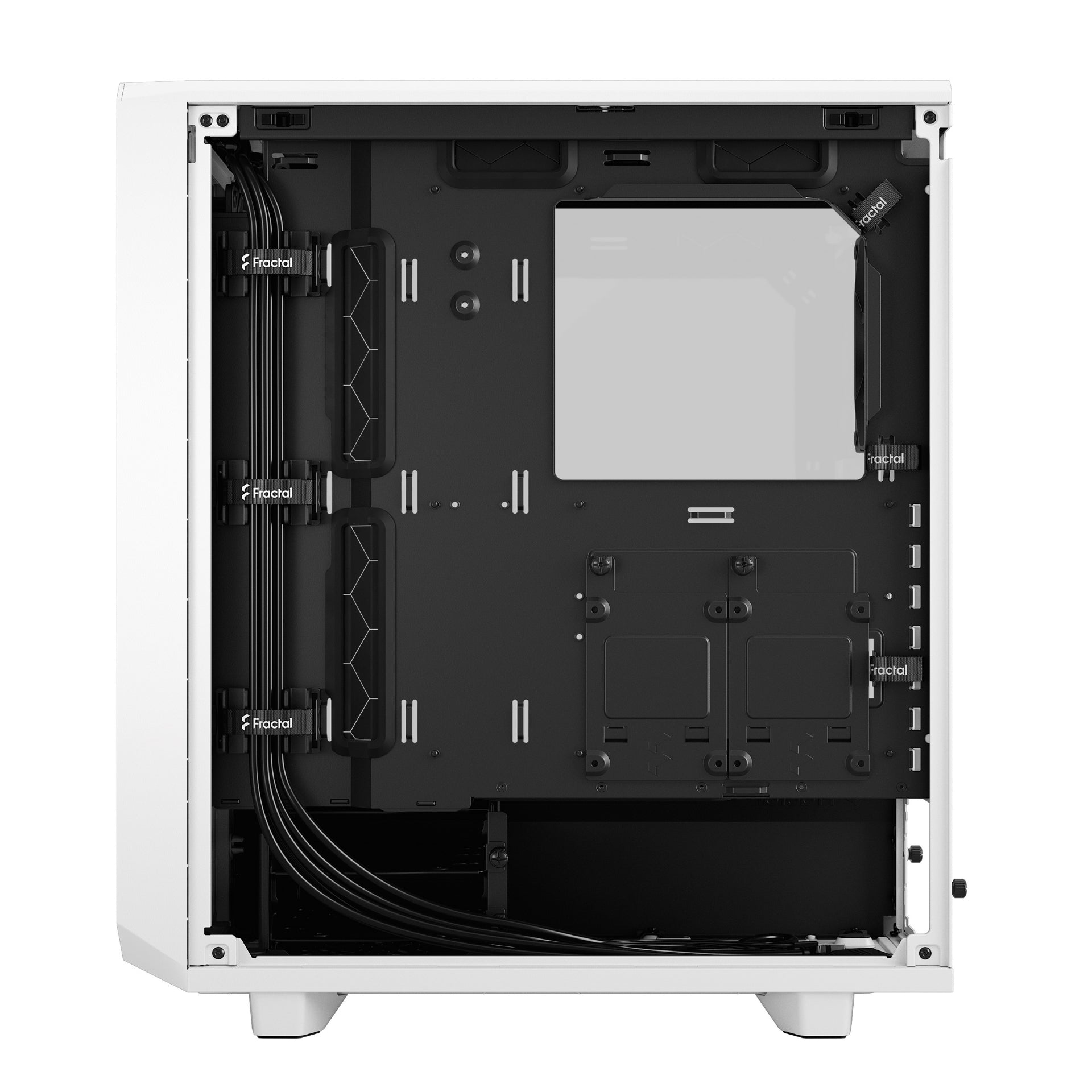 מארז FRACTAL DESIGN MESHIFY 2 COMPACT WHITE TG CLEAR TINT - Cryptech