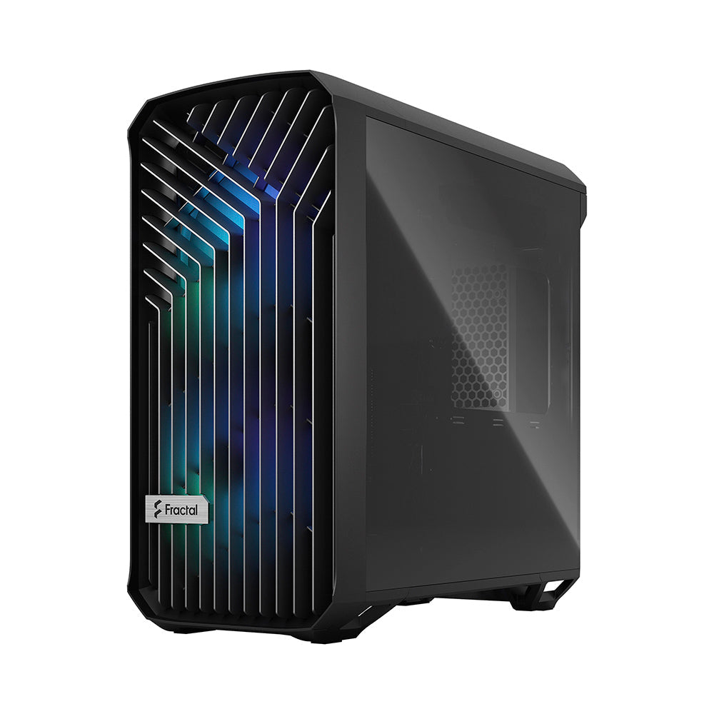 מארז FRACTAL DESIGN TORRENT COMPACT RGB BLACK TG LIGHT TINT - Cryptech