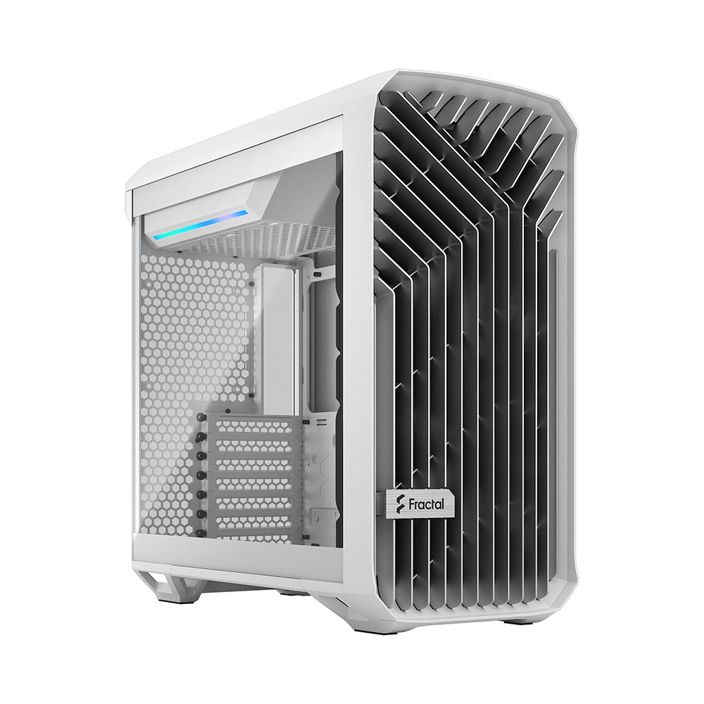 מארז FRACTAL DESIGN TORRENT COMPACT WHITE TG CLEAR TINT - Cryptech