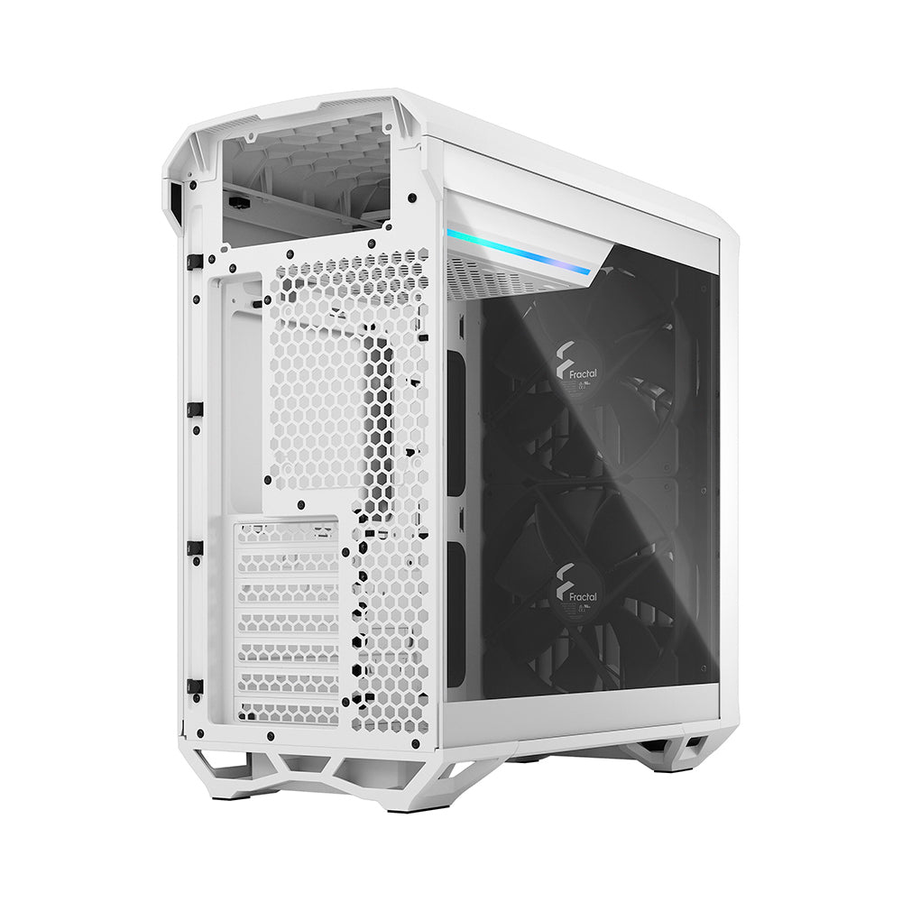 מארז FRACTAL DESIGN TORRENT COMPACT WHITE TG CLEAR TINT - Cryptech