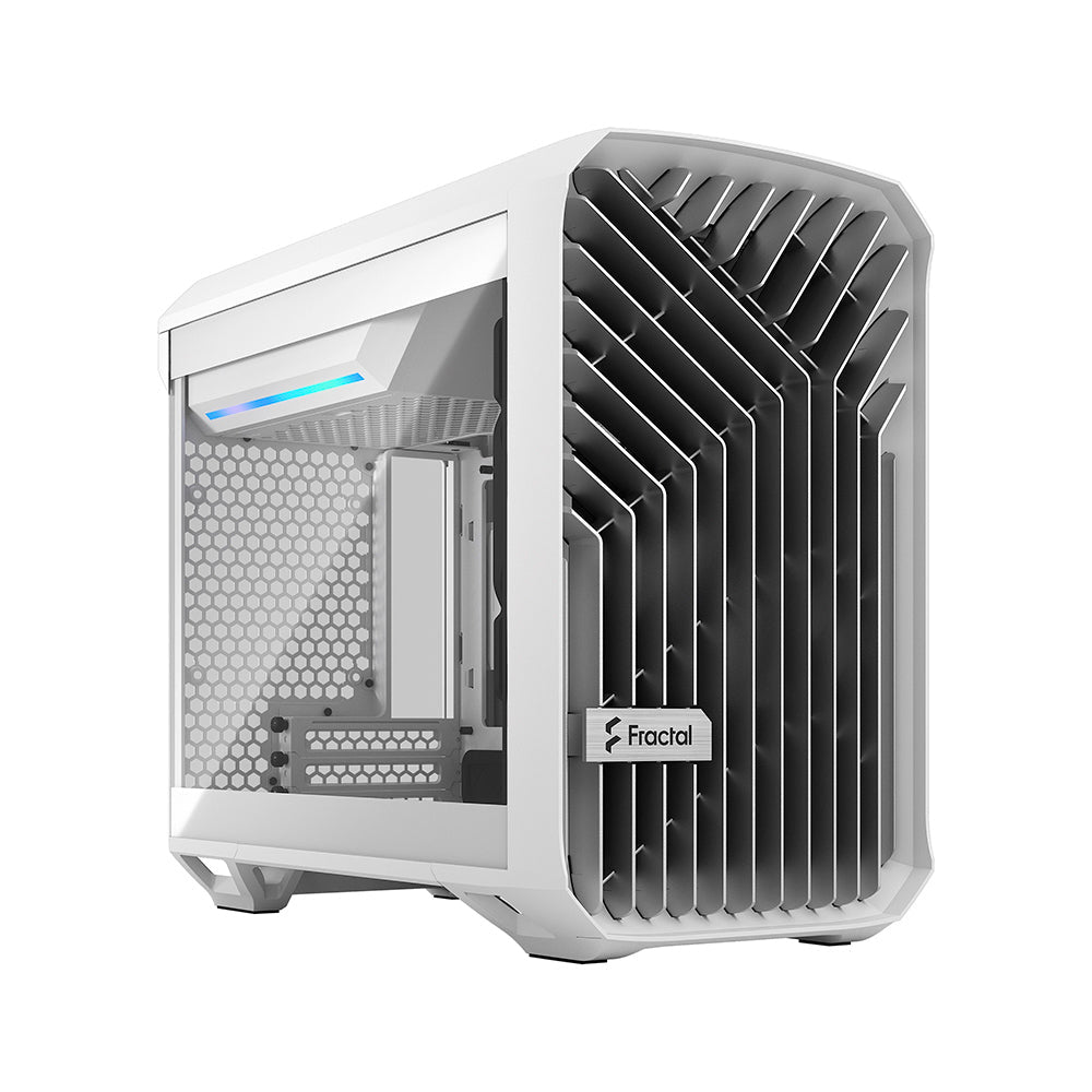 מארז FRACTAL DESIGN TORRENT NANO WHITE TG CLEAR TINT - Cryptech