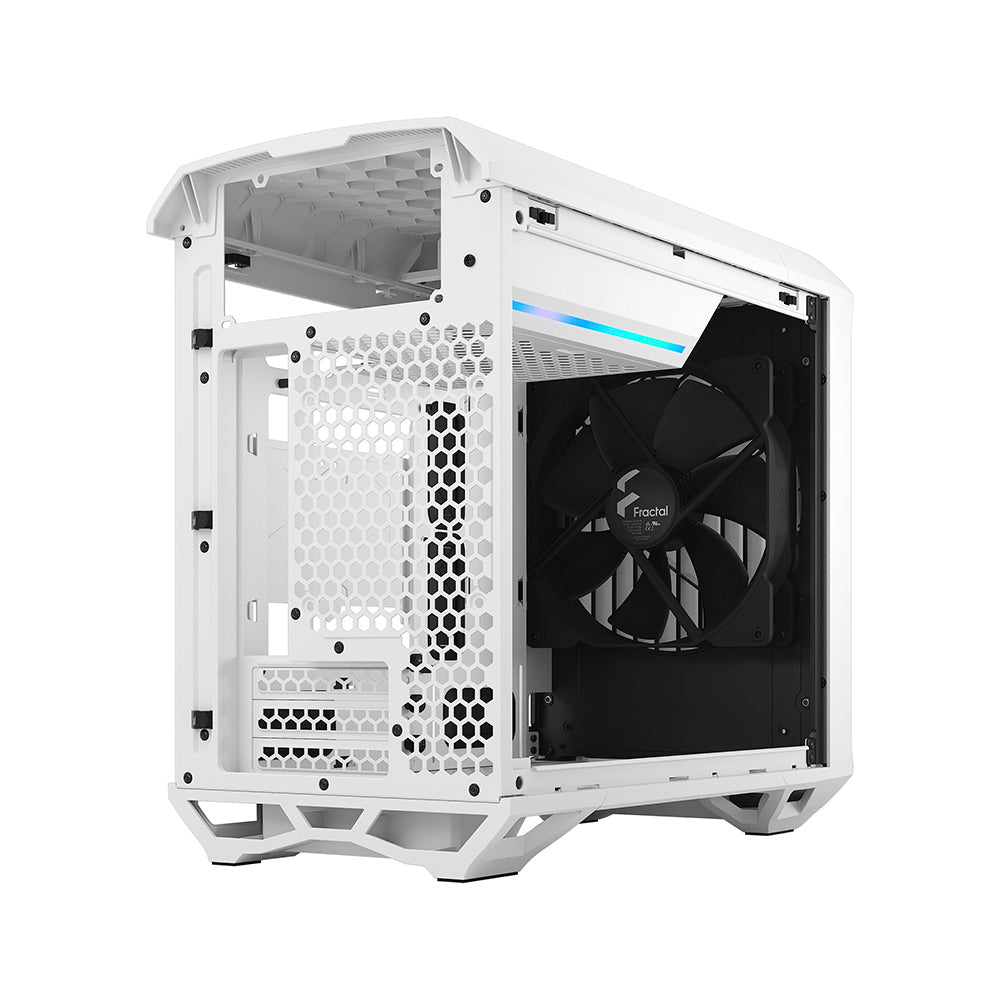 מארז FRACTAL DESIGN TORRENT NANO WHITE TG CLEAR TINT - Cryptech