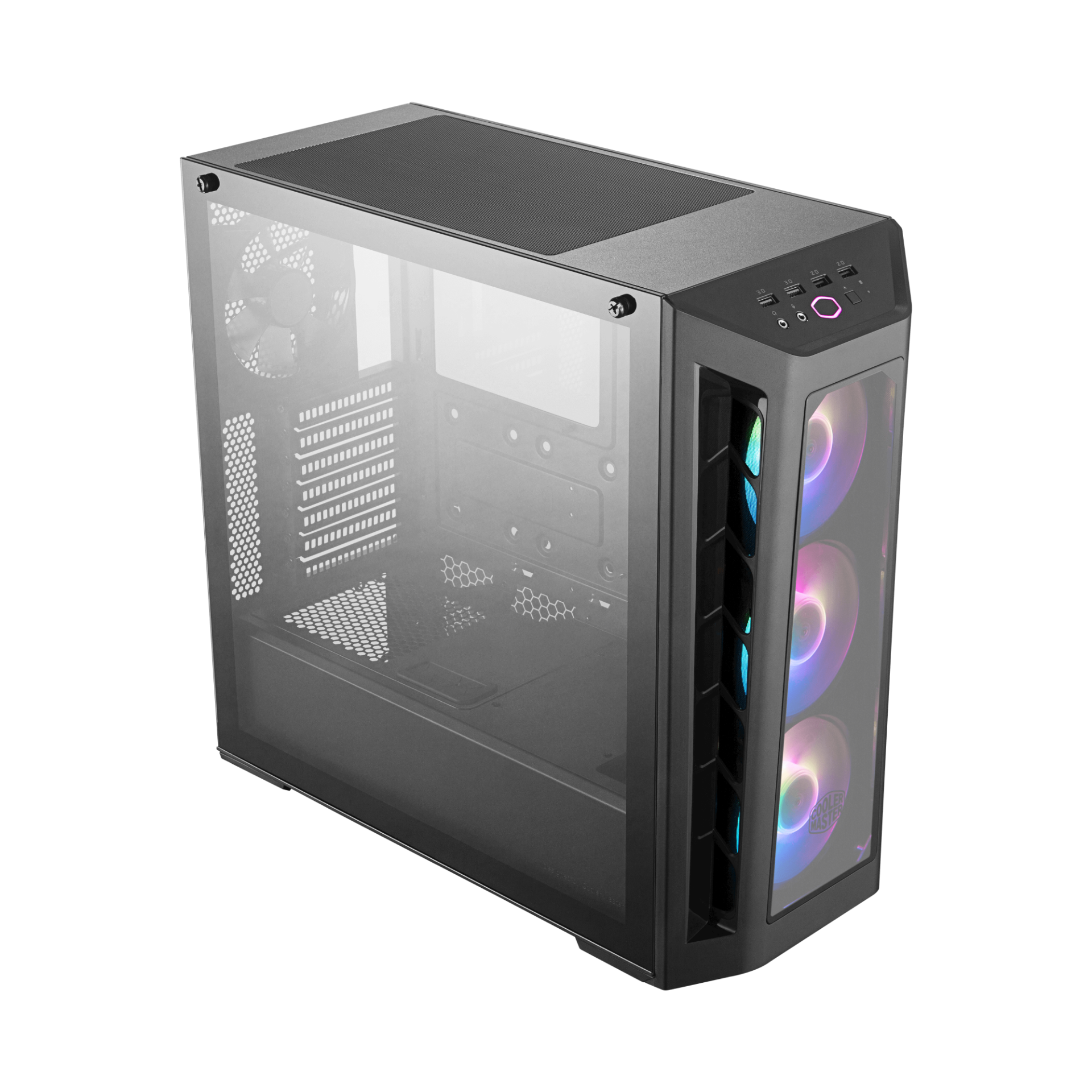 מארז מחשב COOLERMASTER MASTERBOX MB530P RGB - Cryptech