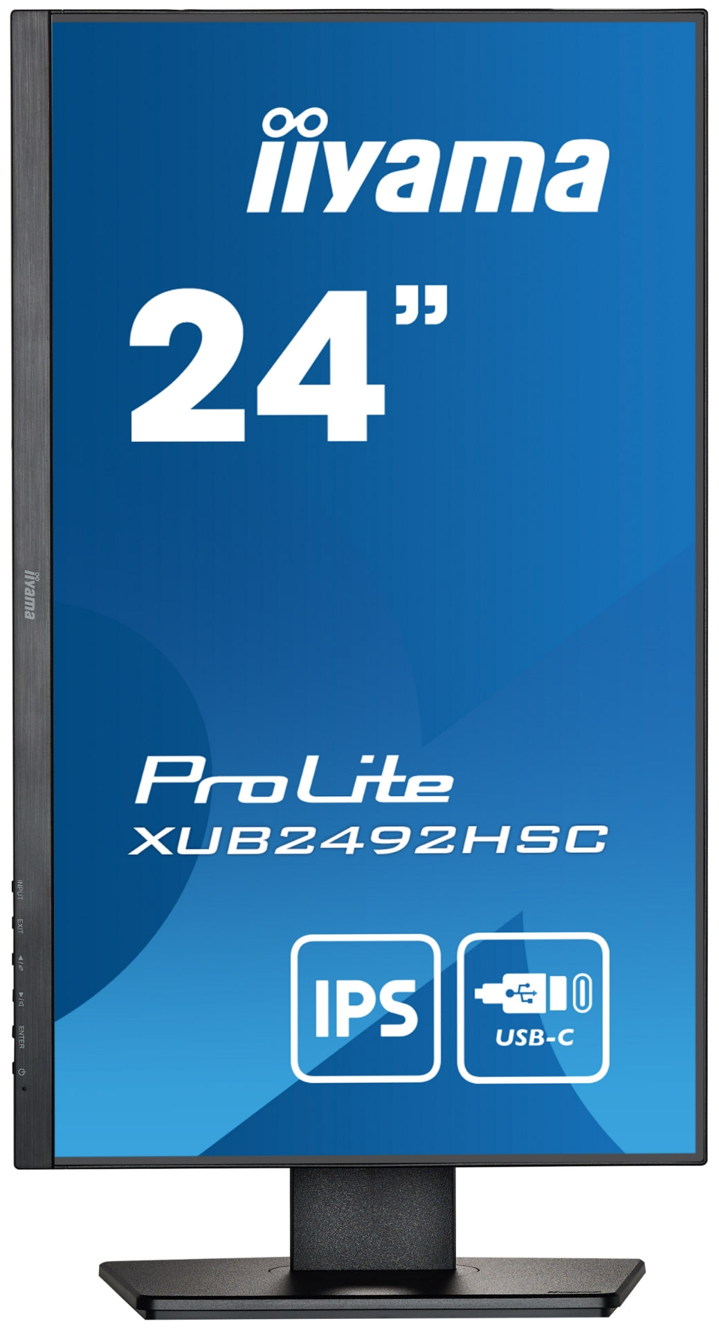 מסך מחשב IIYAMA 24’ PROLITE FHD 4MS (USB-C PD65W) WITH SPEAKERS IPS