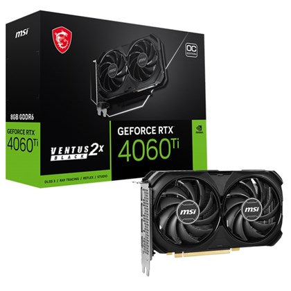 MSI GeForce RTX 4060 Ti VENTUS 2X BLACK 16G OC