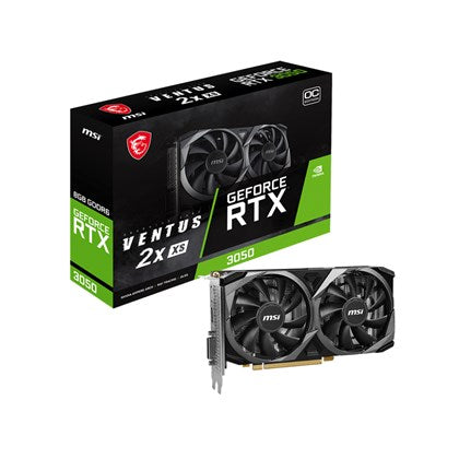 MSI NVIDIA RTX 3050 VENTUS 2X XS 8G OC