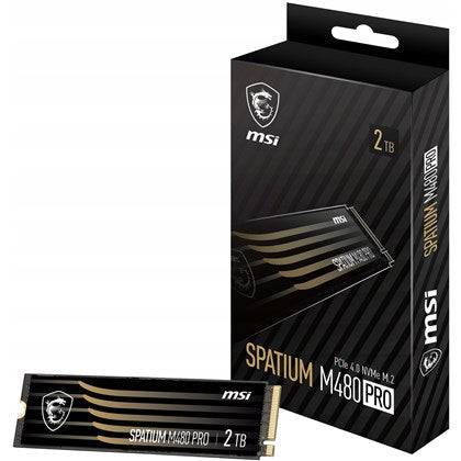 MSI SSD 2TB SPATIUM M480 Pro 7000/7400 PCIe 4.0 NVMe M.2 2280 5Y