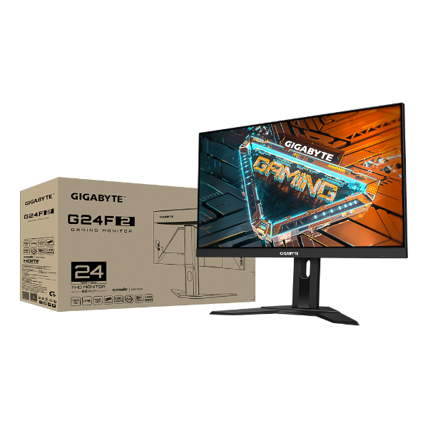 מסך גימינג Gigabyte G24F 2 Gaming SS IPS FHD 1Ms 165Hz 8Bits 23.8 - Cryptech