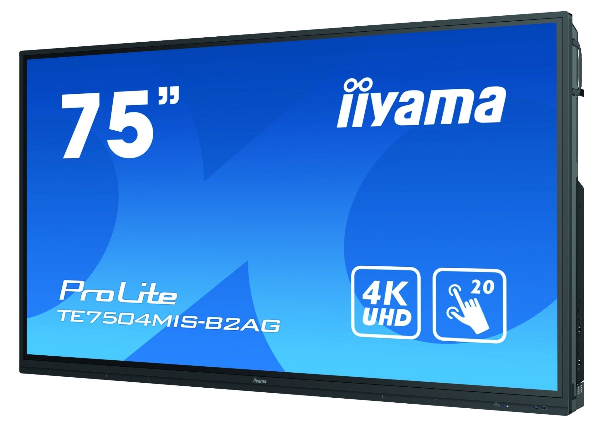 מסך מגע אינטראקטיבי בגודל 75 אינצ’ IIYAMA 75’ PROLITE IPS 20PT TOUCH 4K INTERACTIVE