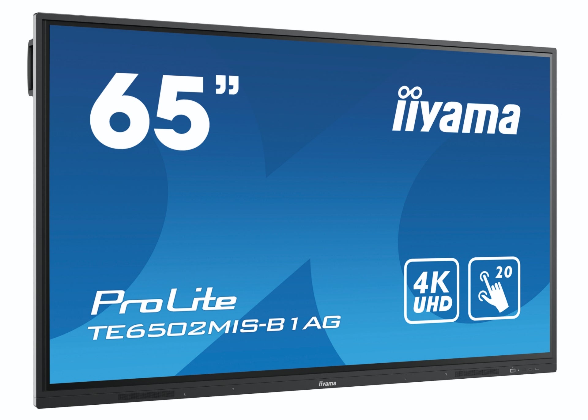 מסך מגע אינטראקטיבי בגודל 65 אינצ’ IIYAMA 65’ PROLITE VA 20PT TOUCH 4K INTERACTIVE