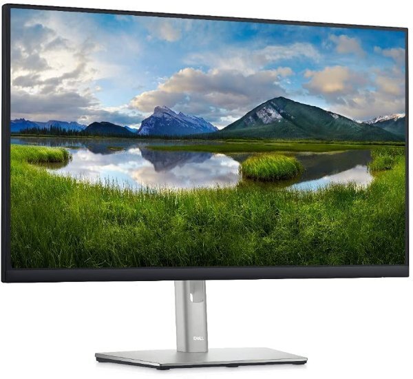 מסך מחשב DELL P2722H 27 FHD 5MS IPS PAN TILT SWIVEL HDMI DP VGA - Cryptech