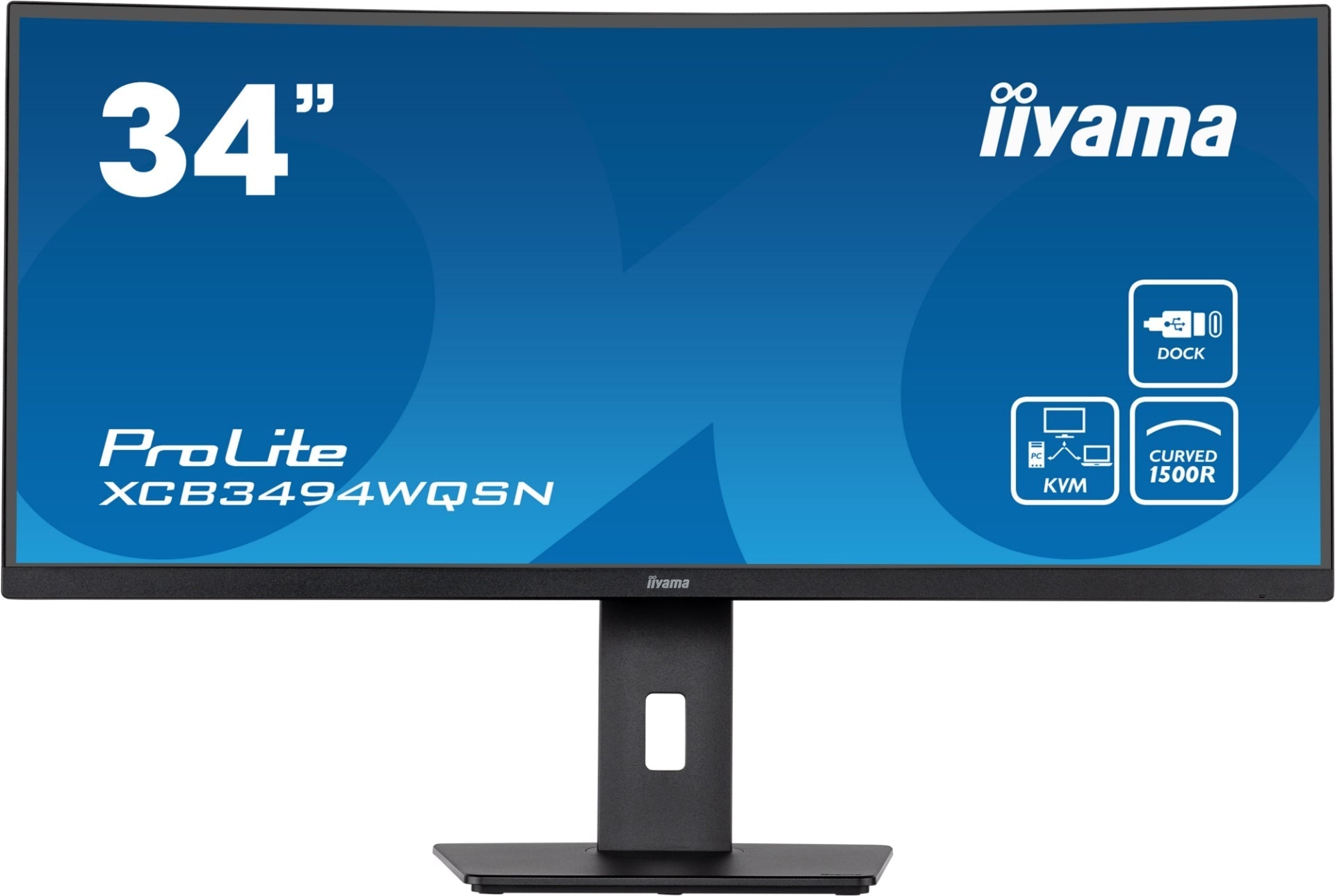 מסך מחשב קעור IIYAMA 34’ PROLITE UWQHD VA WITH USB-C