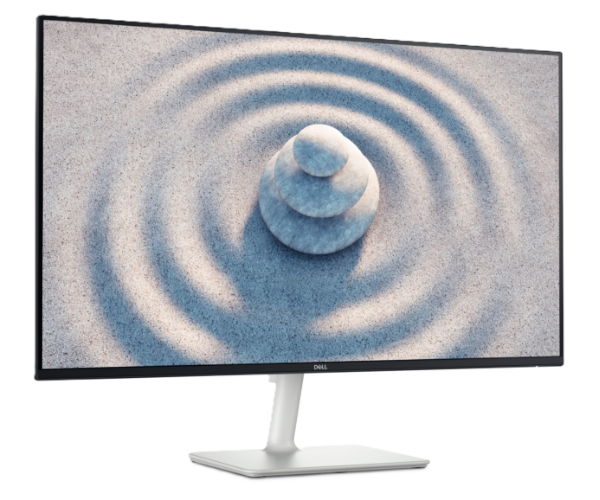 מסך מחשב שטוח לבן Dell 27 FHD IPS 100Hz 4ms Speakers