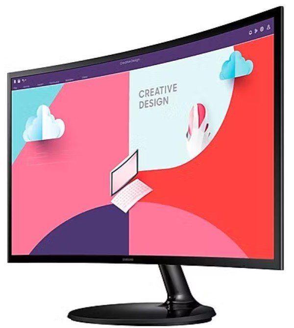 מסך מחשב קעור SAMSUNG S27C360EAM 4ms 75Hz FreeSync FHD VGA HDMI - Cryptech