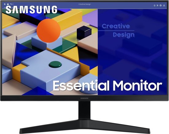 מסך SAMSUNG Essenial S3 S31C 23.8 FHD 5Ms IPS 75Hz FreeSync VESA - Cryptech