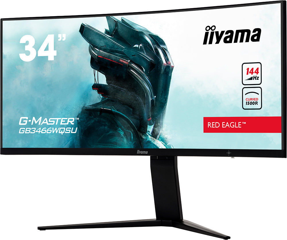 מסך גיימינג קעור IIYAMA 34’ G-MASTER UWQHD 144HZ 1MS VA