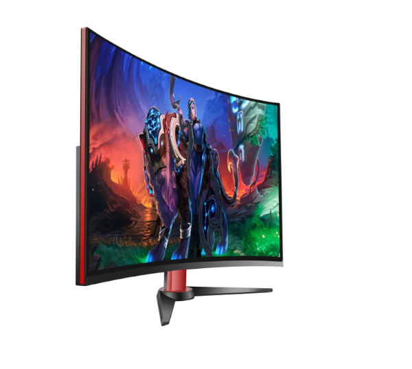 מסך גיימינג Solid 31.5 FHD VA 4Ms HDMI DP Curved 165HZ - Cryptech