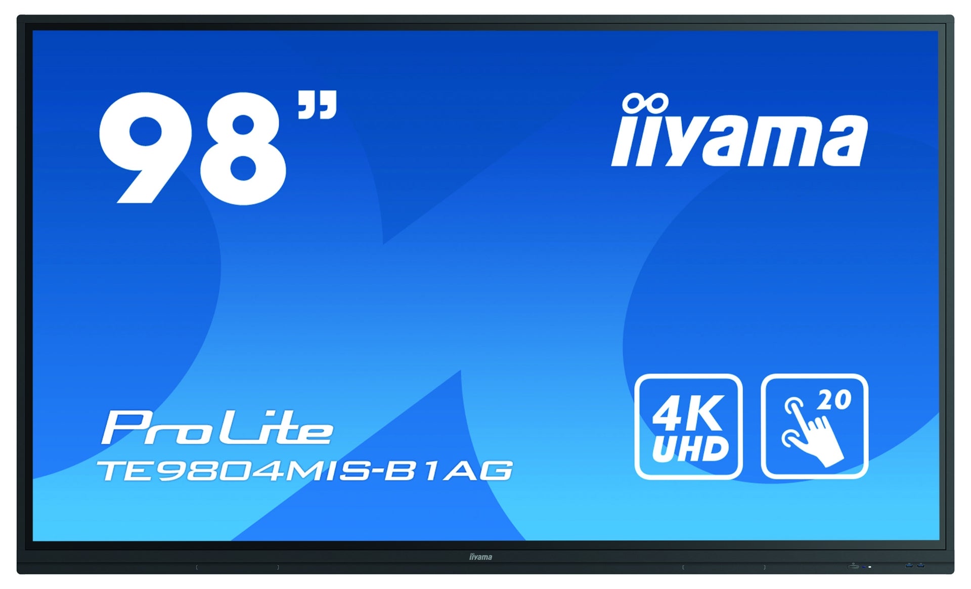 מסך מגע אינטראקטיבי בגודל 98 אינצ’ IIYAMA 98’ PROLITE IPS 20PT TOUCH 4K INTERACTIVE