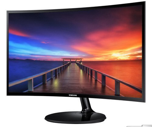 מסך מחשב 23.5 Samsung C24F390FH CURVED 4ms VGA HDMI - Cryptech