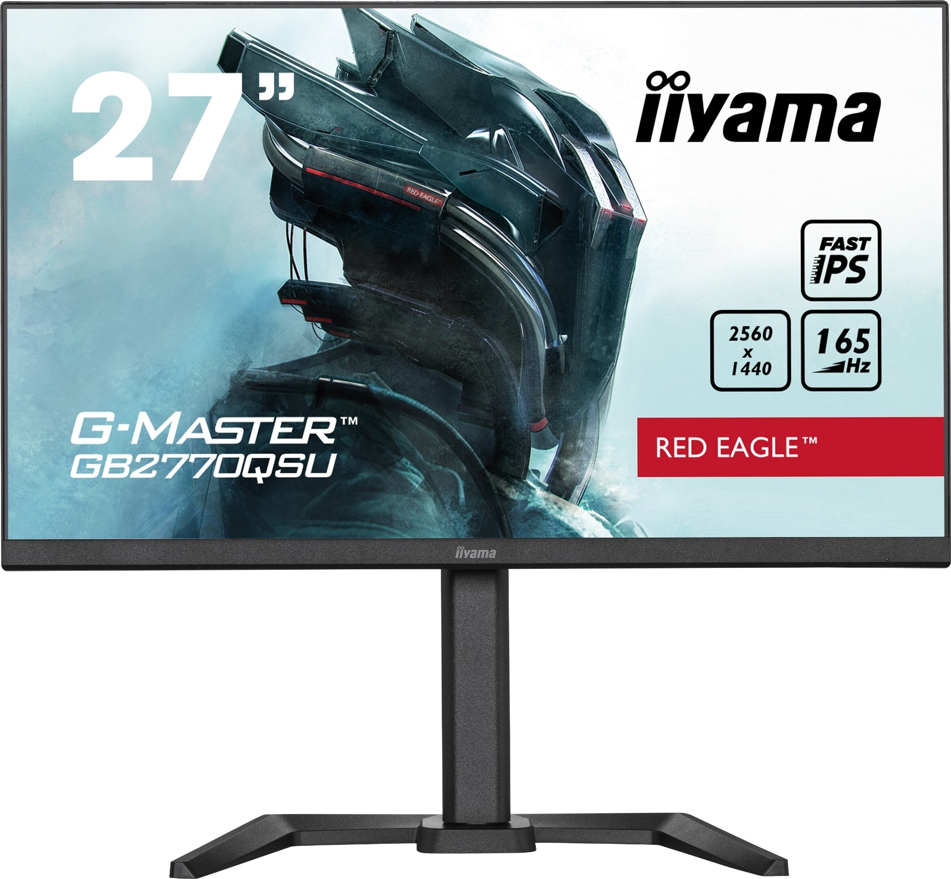 מסך מחשב גיימינג IIYAMA 27’ WQHD 165HZ 0.5MS G-MASTER GAMING IPS