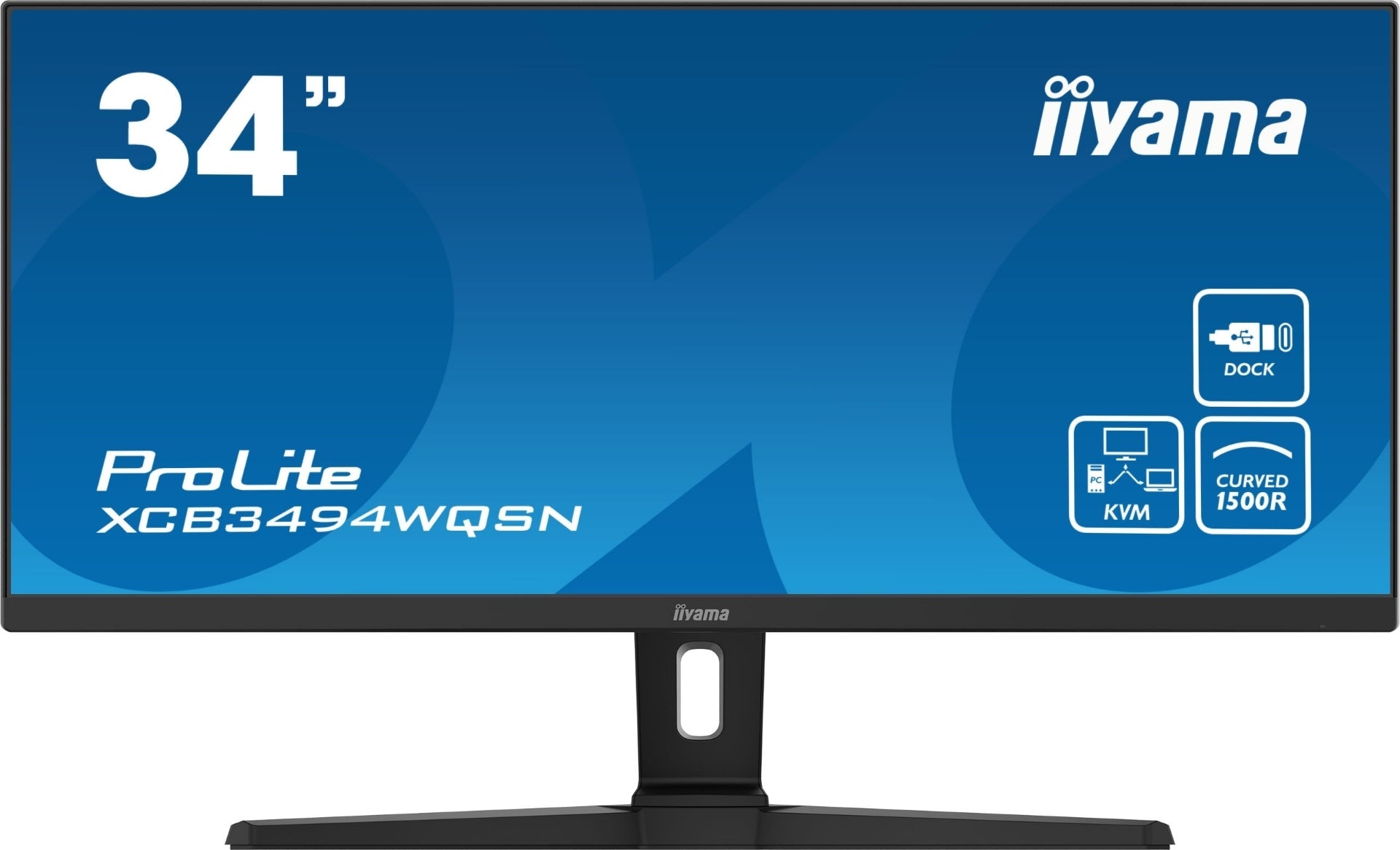 מסך מחשב קעור IIYAMA 34’ PROLITE UWQHD VA WITH USB-C CURVED